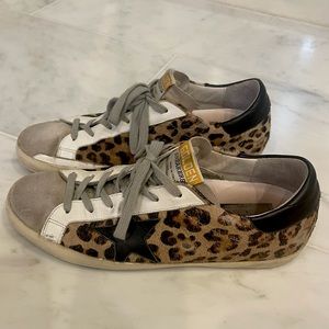 Cheetah Print Golden Goose
